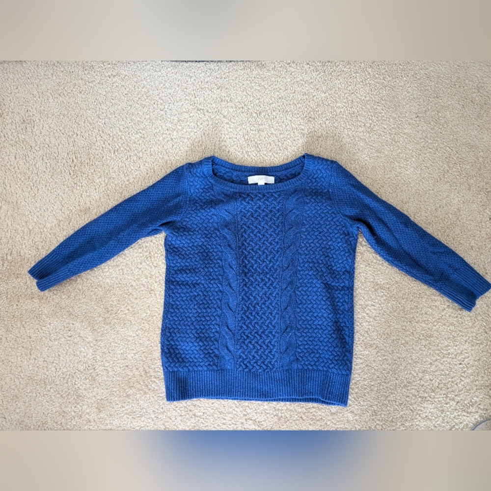 Loft, blue, medium sweater